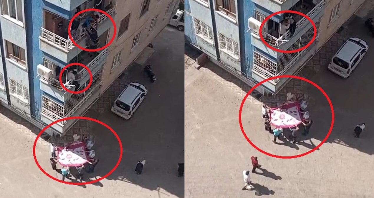 diyarbakirda korku dolu anlar dusme tehlikesi geciren down sendromlu cocugu komsusu kurtardi wIAsuwrB