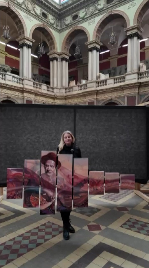 Rus Sanatçının Aşık Veysel Portresi Uluslararası Ödül Kazandı